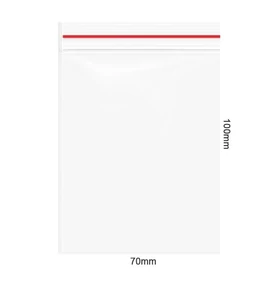 Zárható tasak 70X100mm