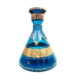 El Nefes Bohemian Khurafa vízipipa üveg - türkiz