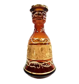El Nefes Bohemian Yunan vízipipa üveg- Borostyán