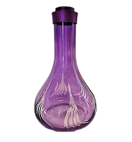Hookah Flame Exodus vízipipa üveg - lila