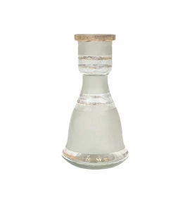 Top Mark vízipipa üveg 16cm - fehér