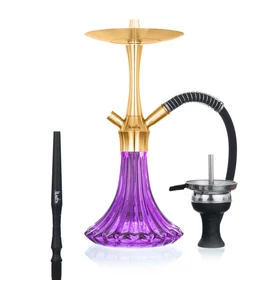 Aladin MVP A36 Gold vízipipa- Purple- 36 cm