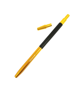Hookah Flame alumínium szívóvég Jagged + konnector szett - arany