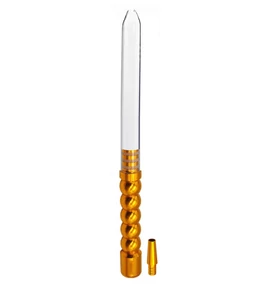 Hookah Flame üveg szívóvég - Arany