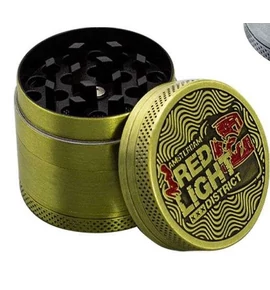 Amsterdam Red Light- 4 Részes Grinder- Arany- 40mm
