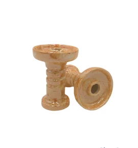 El Nefes mini porcelán phunnel vízipipa kerámia - márvány borostyán (3)