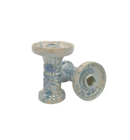 El Nefes mini porcelán phunnel vízipipa kerámia - márványkék (6)