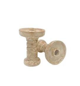 El Nefes mini porcelán phunnel vízipipa kerámia - márvány barna (2)