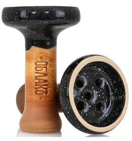 Oblako vízipipa kerámia- Black Glaze- Black Cosmos 