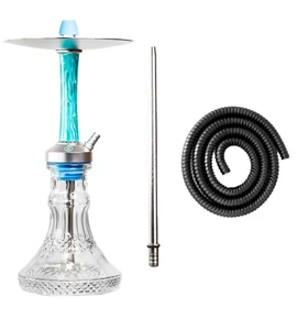 Medusa Moon vízipipa - Fehér-Türkiz- 41cm