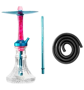 Medusa Moon vízipipa- Türkiz-Rózsaszín- 41cm