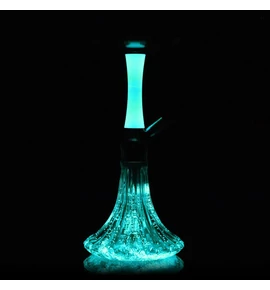Aladin vizipipa - Epox 360 - Glow Blue/Glass Glow Blue - 36cm