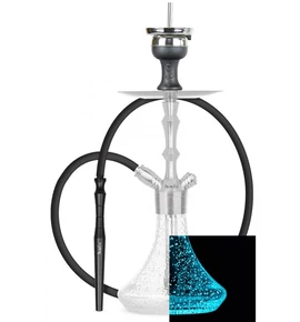 Aladin MVP 360 vízipipa szett- Glow in the dark blue