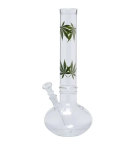 Multi Leaf Hangover üveg bong - 34cm