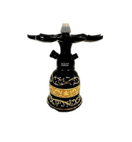 Tahta Mini Beast vízipipa Kafur üveggel - fekete