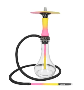DMNT Caim vízipipa- Citromsárga-Rózsaszín 49cm