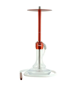Oduman- Nova vízipipa- Átlátszó-piros- 55 cm