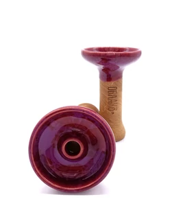 Oblako phunnel vízipipa kerámia- M Glaze- Burgundy
