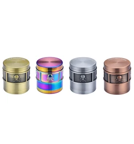 Metal Grinder- Skull- Arany