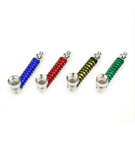 Spirál fém pipa- 8cm