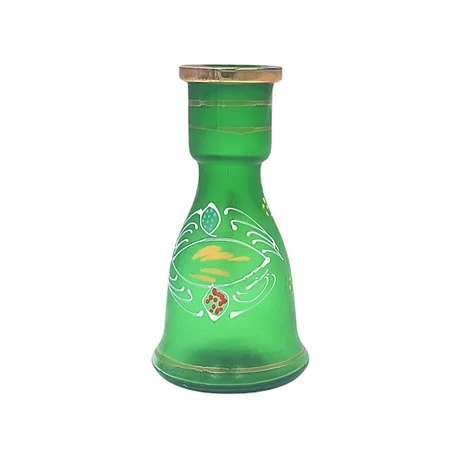 Top Mark vízipipa üveg 18cm - zöld festett