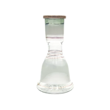 Top Mark vízipipa üveg 22cm - fehér