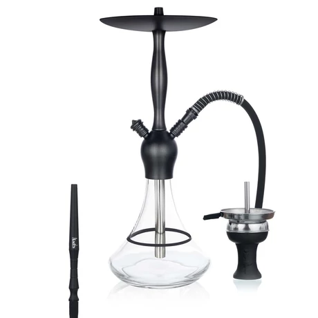 Aladin vizipipa- Alux Captain- Átlátszó- Ezüst Gyűrűvel- 60cm