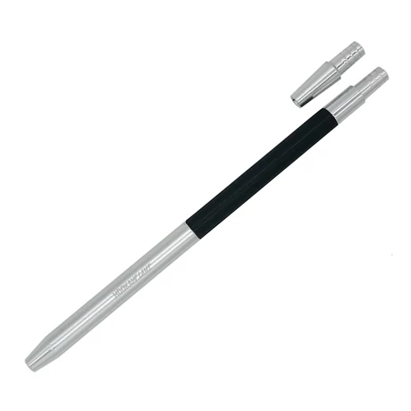 Hookah Flame alumínium szívóvég Jagged + konnector szett - ezüst