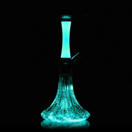 Aladin vizipipa - Epox 360 - Glow Blue/Glass Glow Blue - 36cm